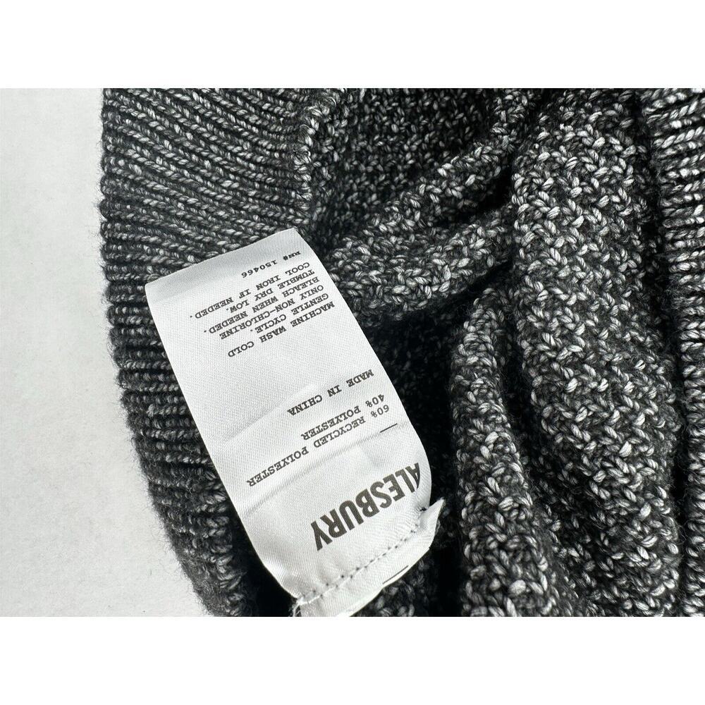 Alesbury Men’s Sweater Sz XXL 3/4 Zip Heavy Thick Knit Preppy Work Office Grey - Picture 7 of 9